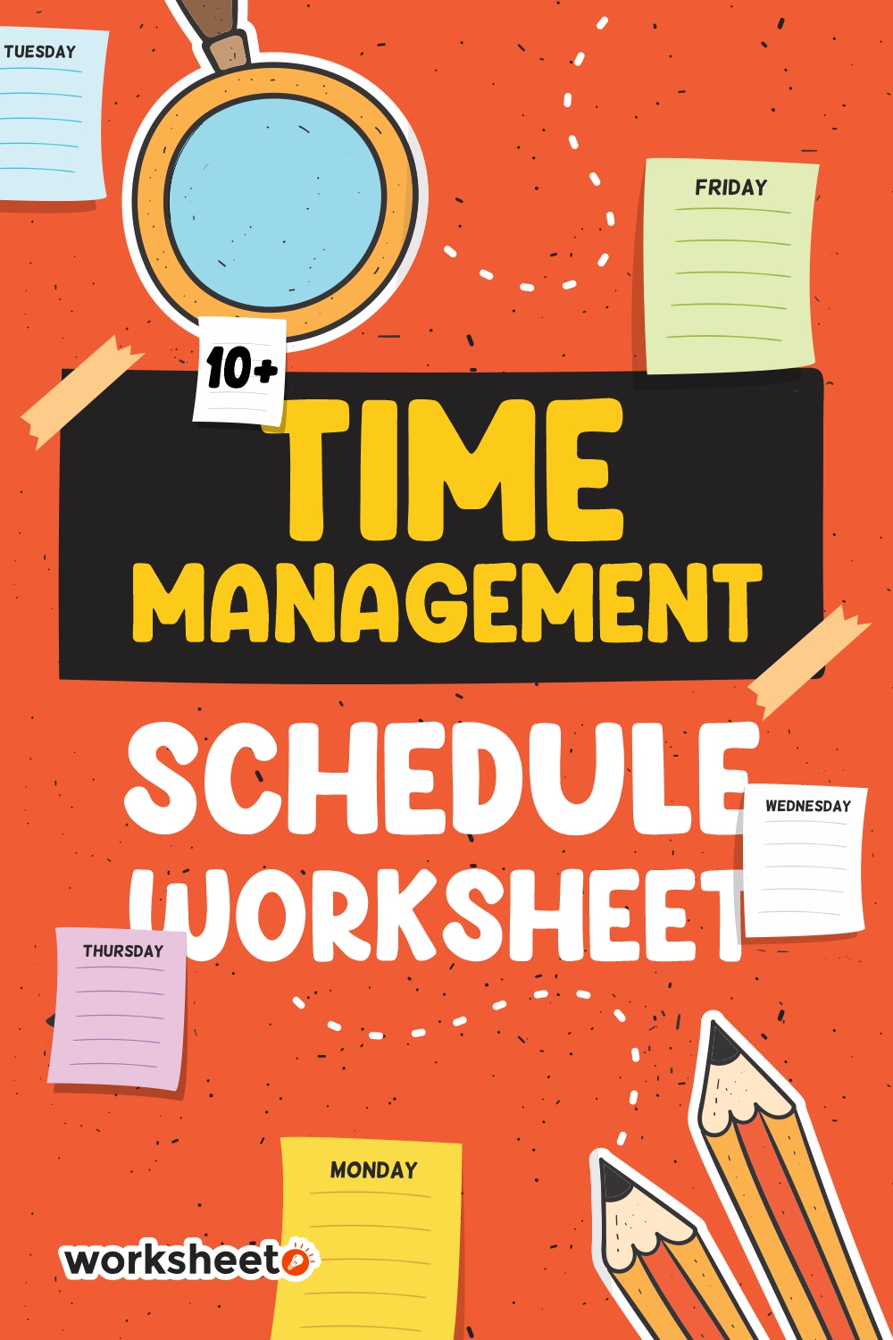 Time Management Schedule Worksheets