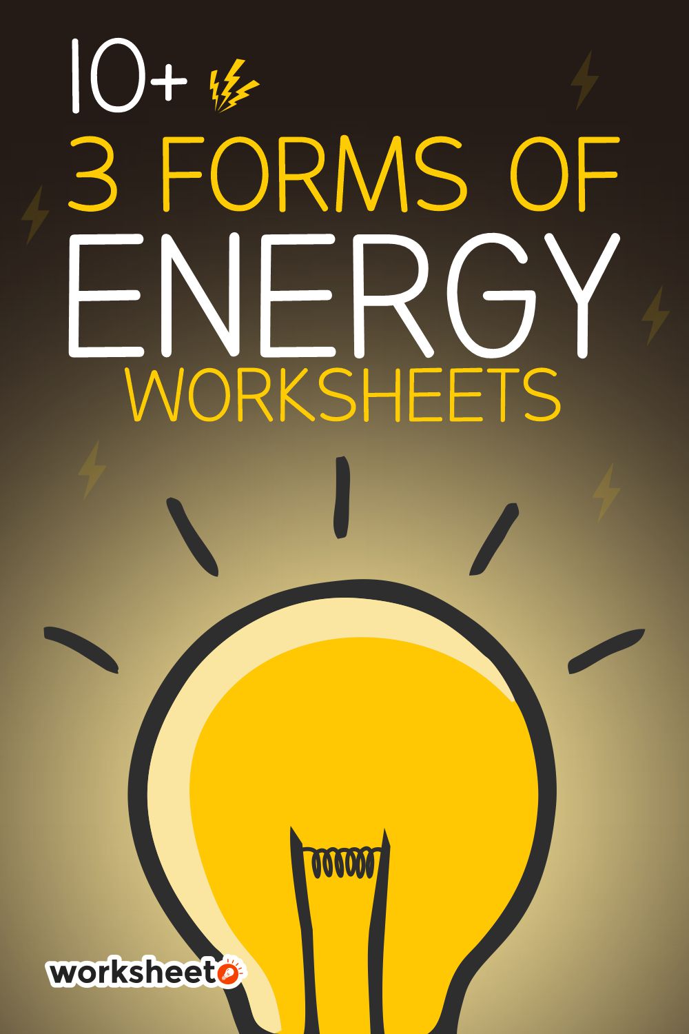 3 Forms of Energy Worksheets