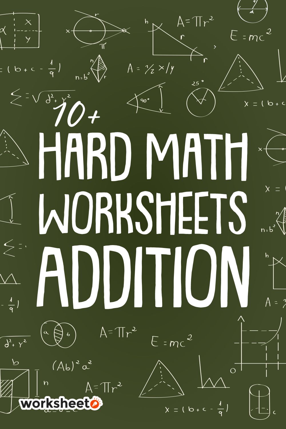 Hard Math Worksheets Addition