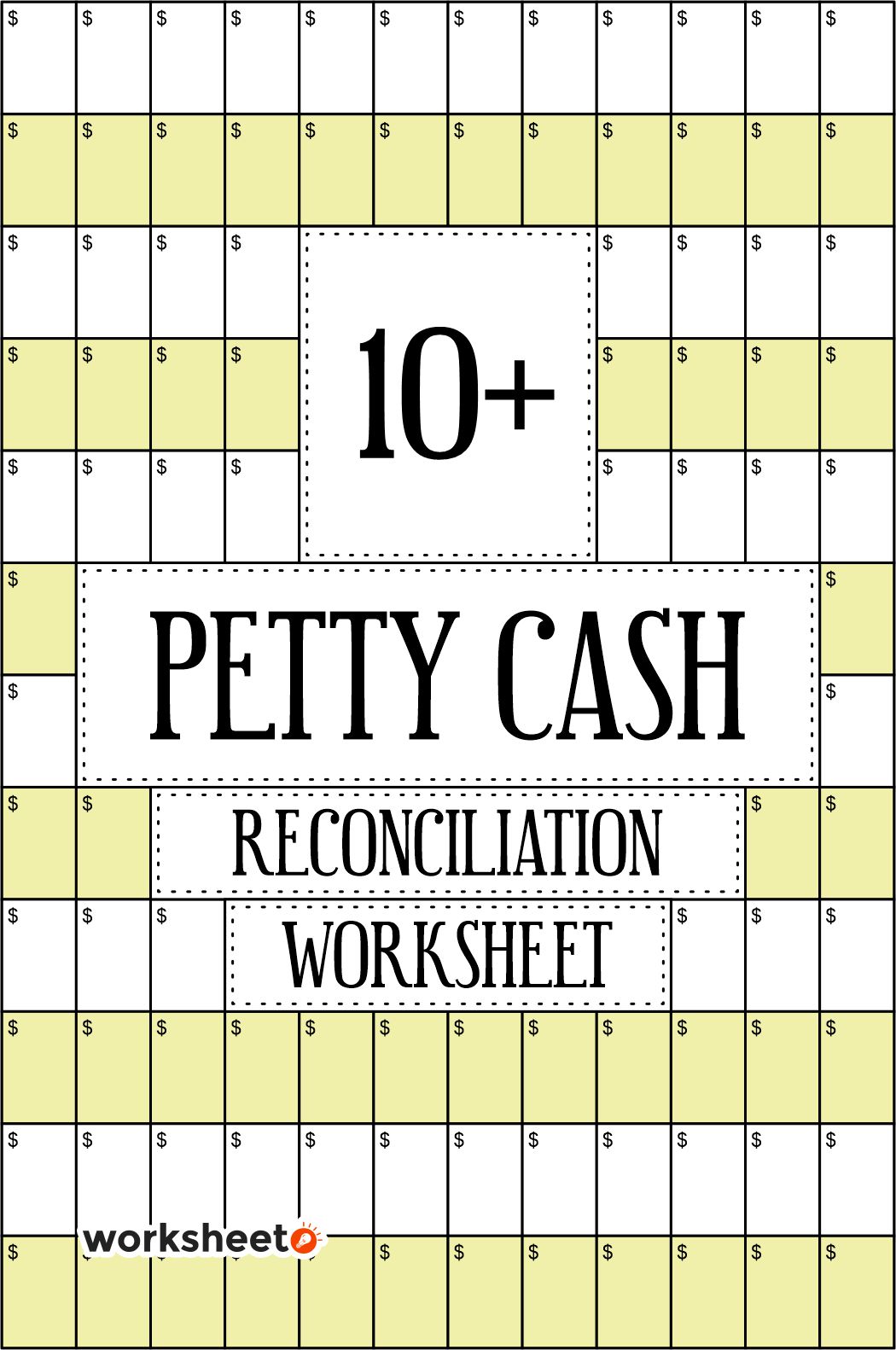 Petty Cash Reconciliation Worksheet