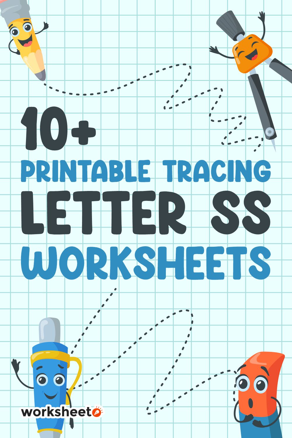 Printable Tracing Letter SS Worksheets