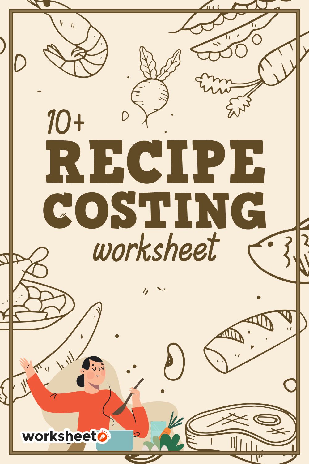 6 Images of Recipe Costing Worksheet