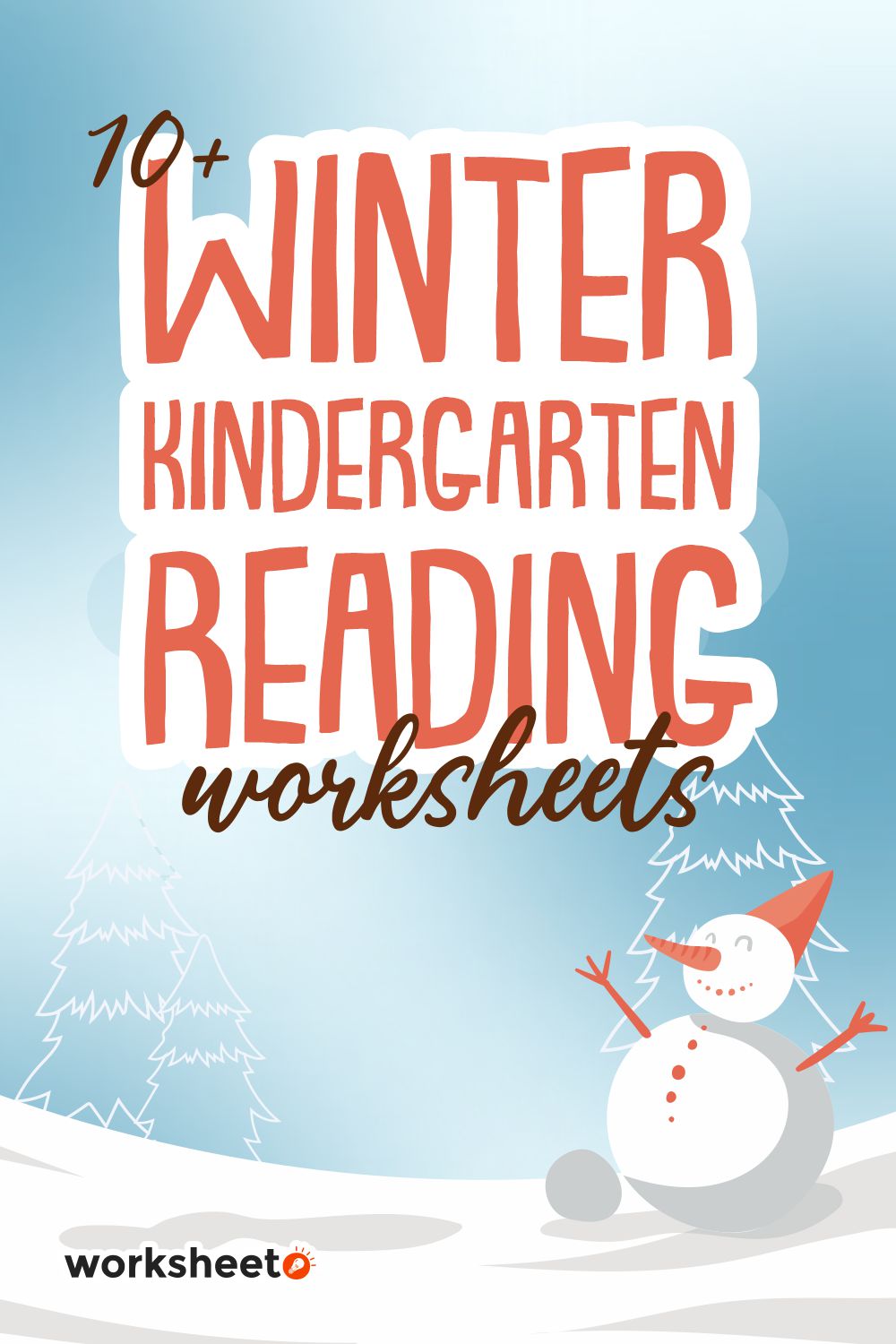 Winter Kindergarten Reading Worksheets