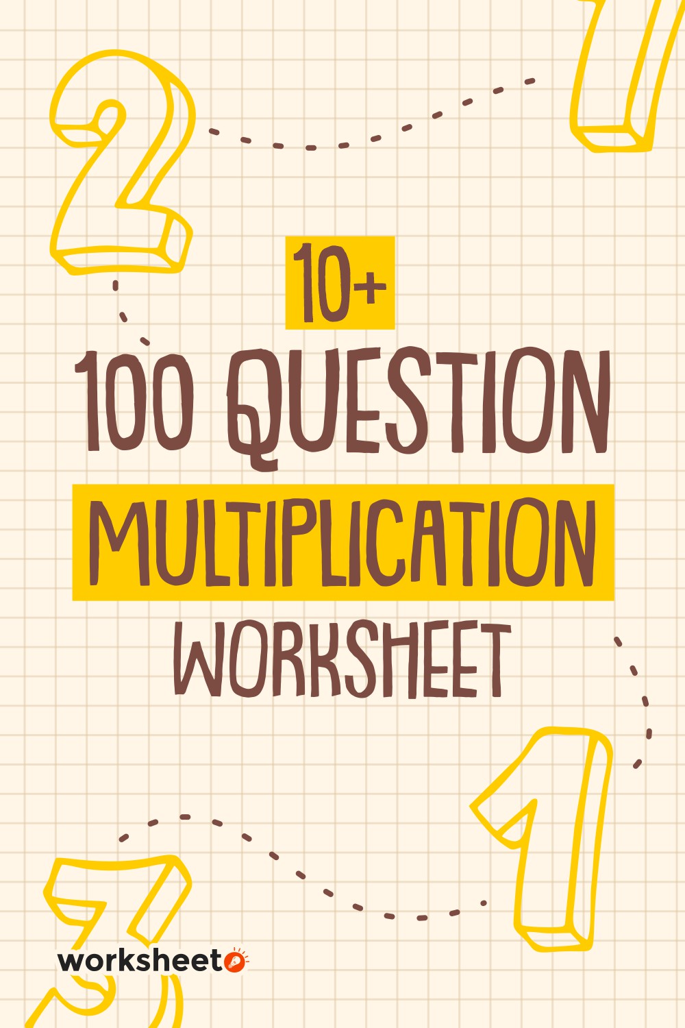 100 Question Multiplication Worksheet