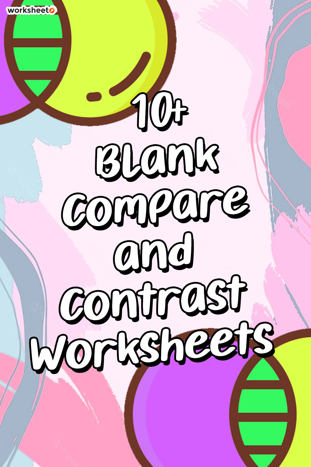 Blank Compare and Contrast Worksheets