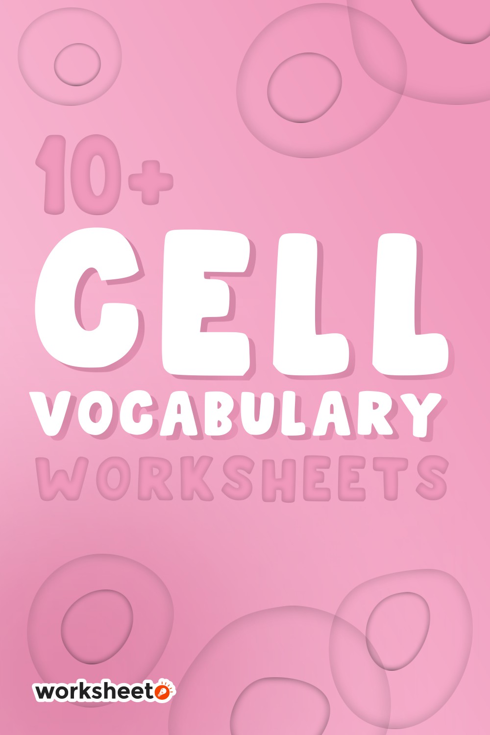 Cell Vocabulary Worksheets