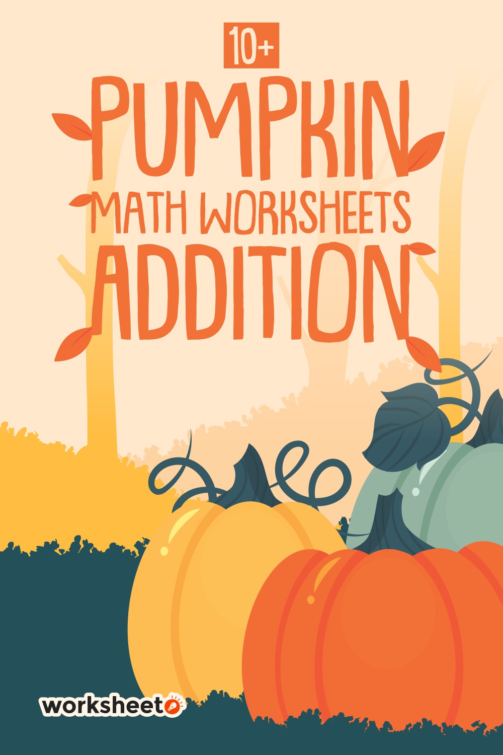 Pumpkin Math Worksheets Addition