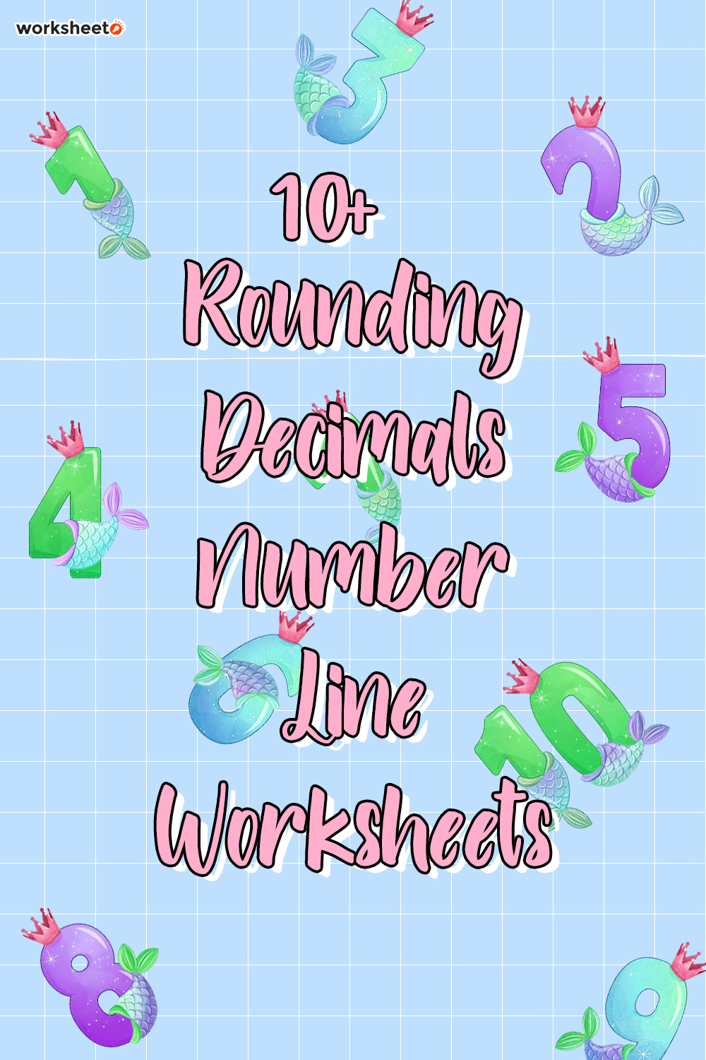 Rounding Decimals Number Line Worksheet