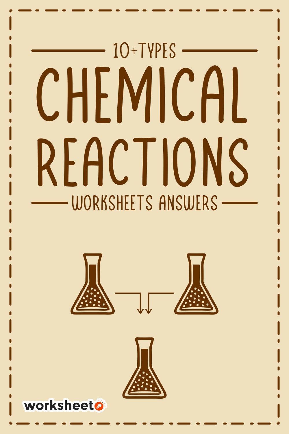 Types Chemical Reactions Worksheets Answers
