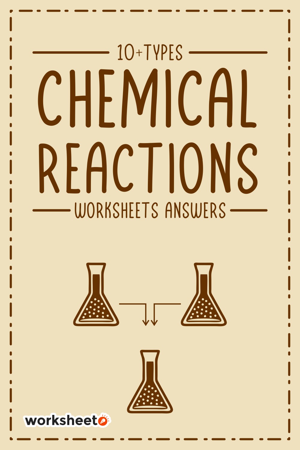 16 Images of Types Chemical Reactions Worksheets Answers