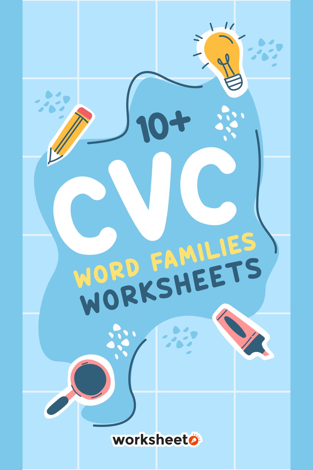 CVC Word Families Worksheets