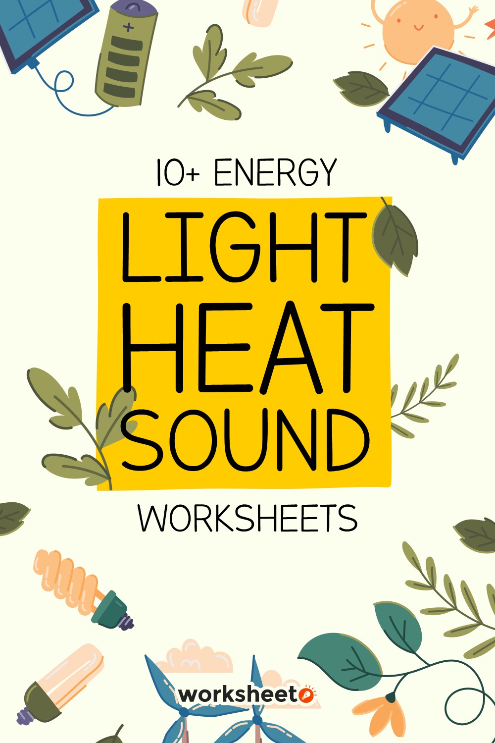 Energy Light Heat Sound Worksheets