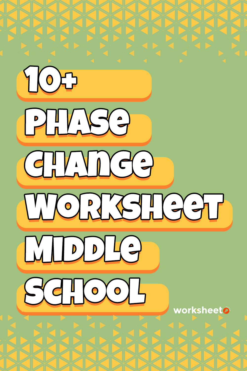 Phase Change Worksheet Middle School