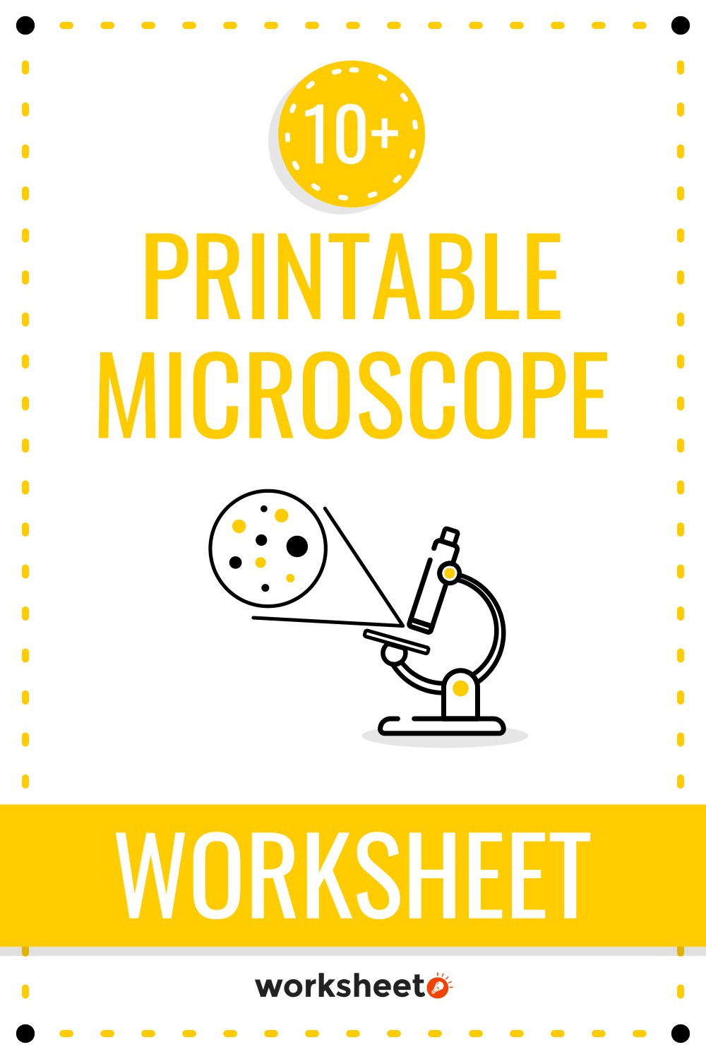 Printable Microscope Worksheet