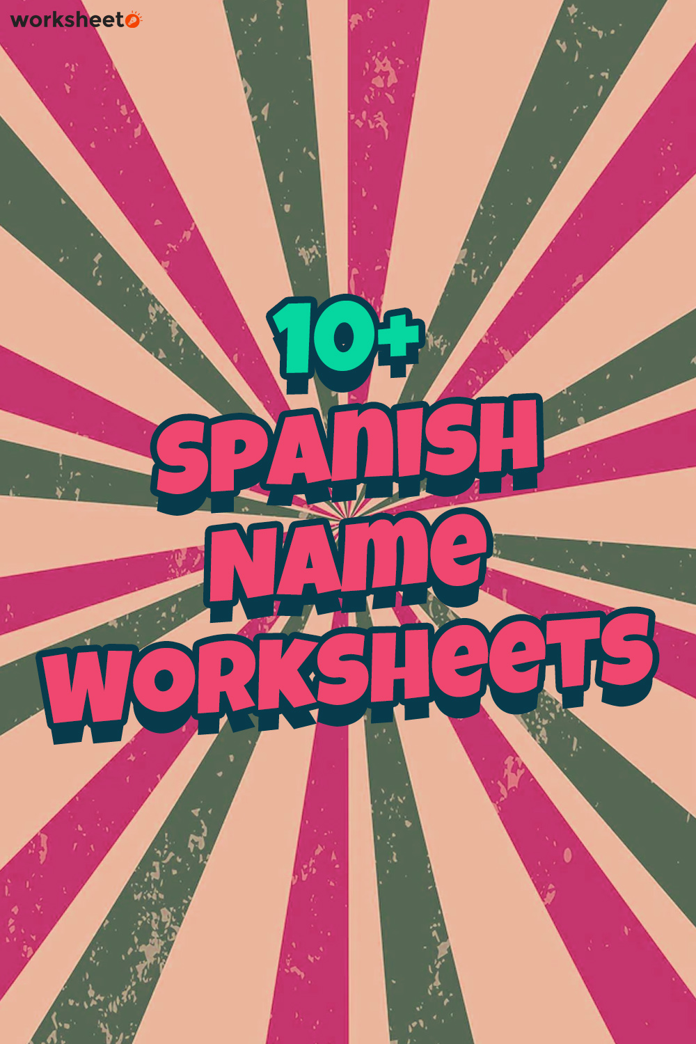Spanish Name Worksheets