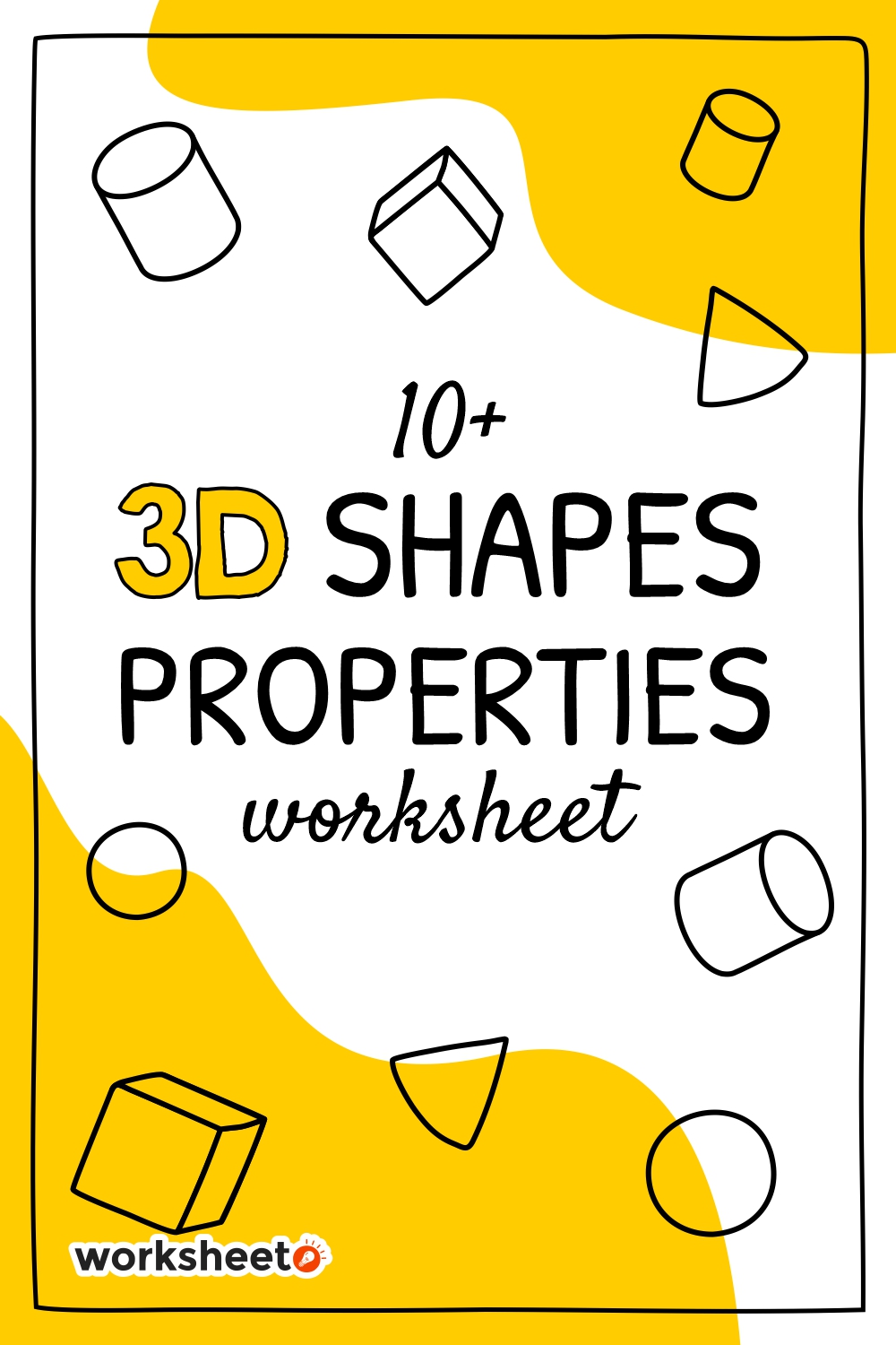 9 Images of 3D Shape Properties Worksheet