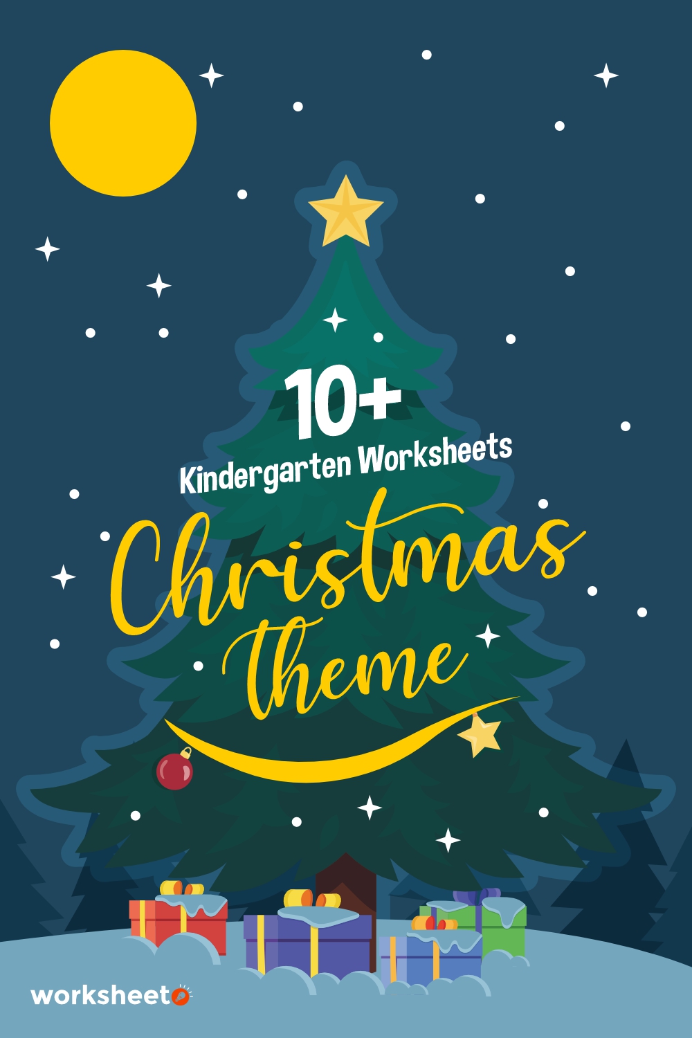 Kindergarten Worksheets Christmas Theme