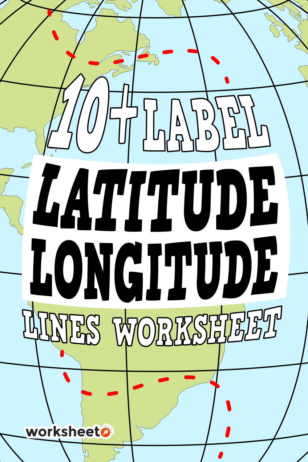 Label Latitude Longitude Lines Worksheet
