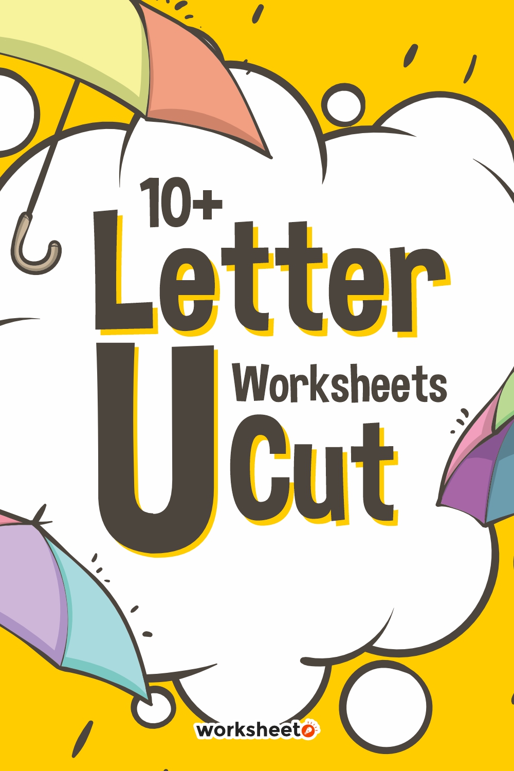 Letter U Worksheets Cut