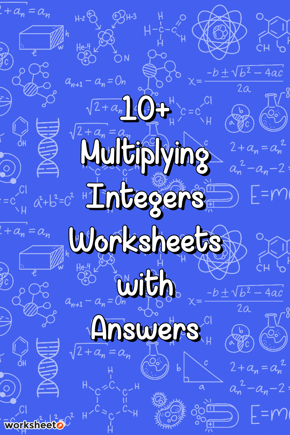 Multiplying Integers Worksheets with Answers