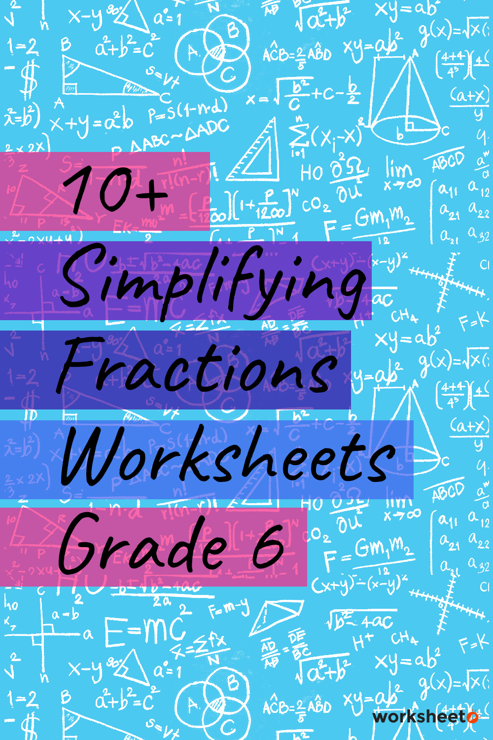 Simplifying Fractions Worksheets Grade 6