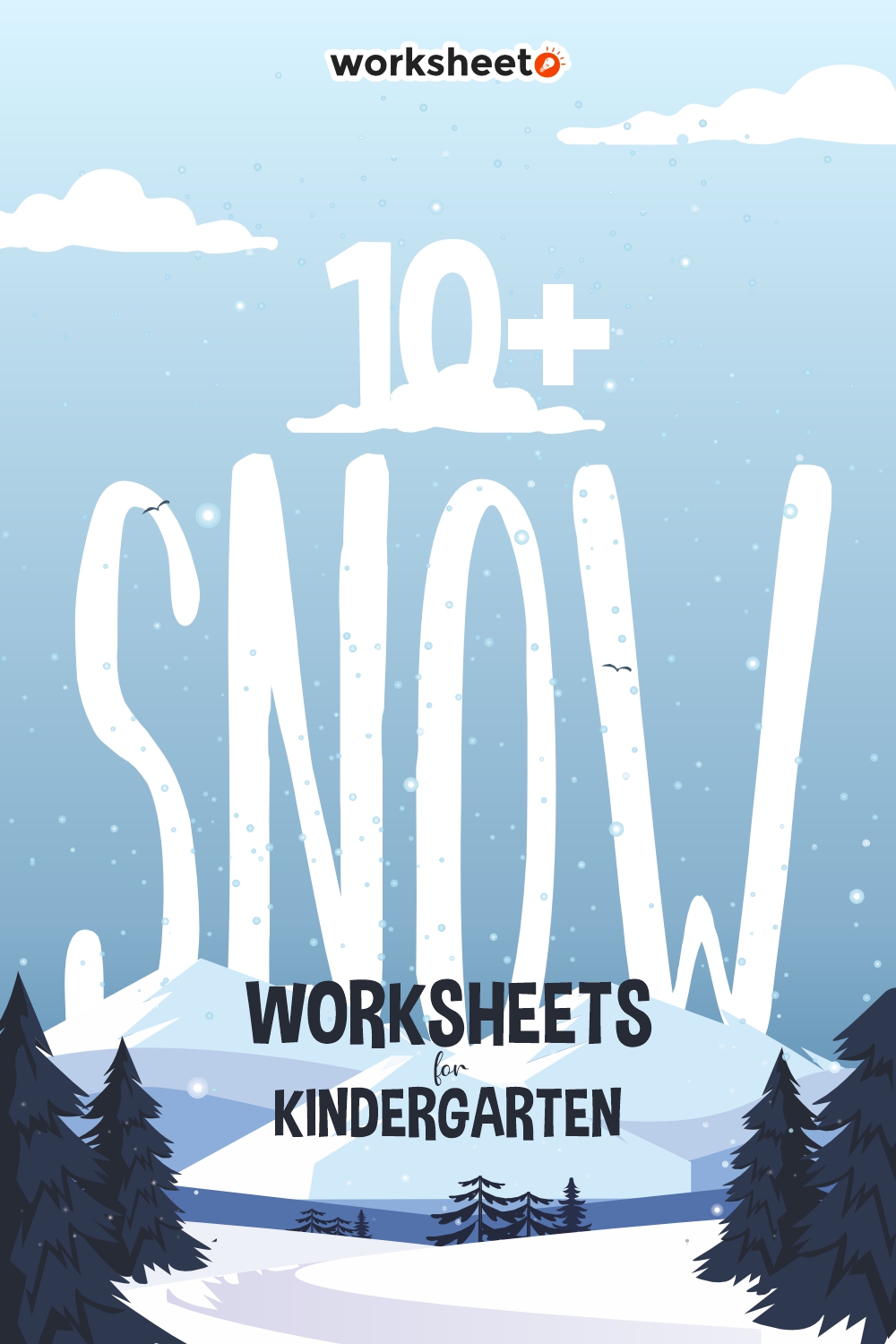 Snow Worksheets for Kindergarten