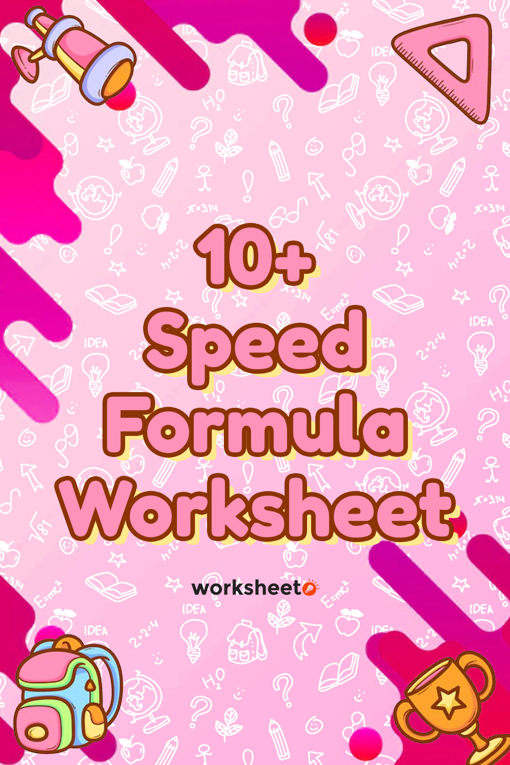 Speed Formula Worksheet