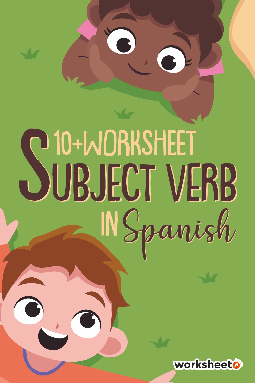 Worksheets Subject Verb in Spanish