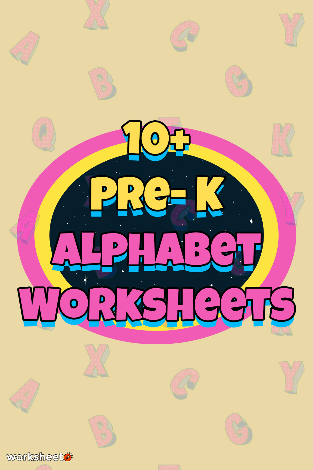 Pre- K Alphabet Worksheets
