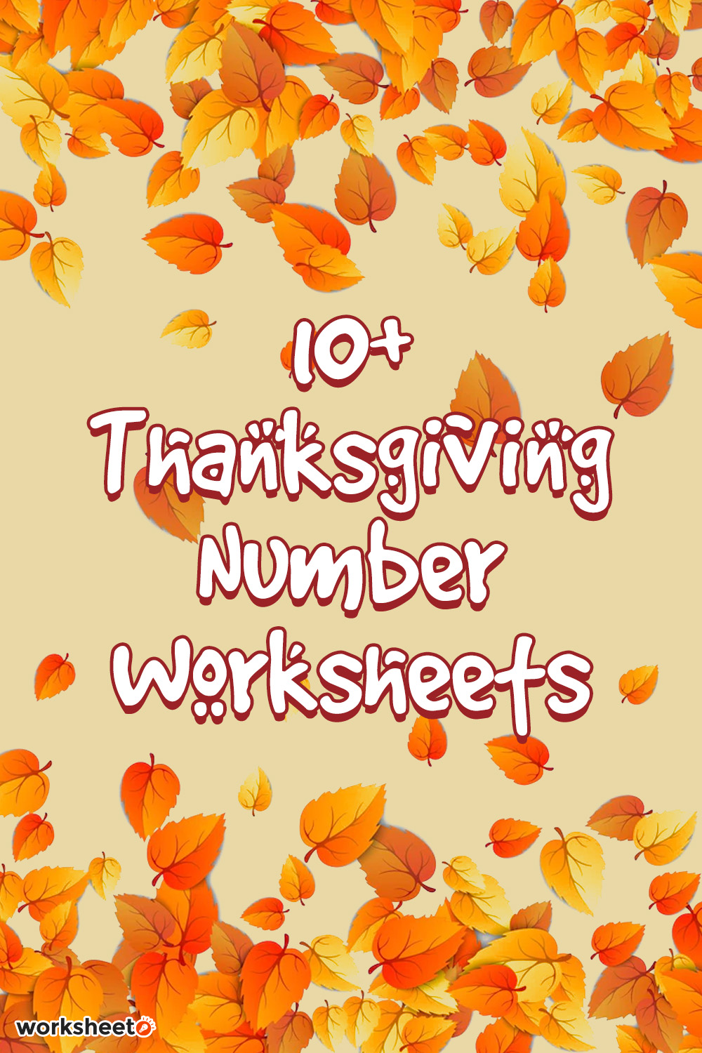 Thanksgiving Number Worksheets