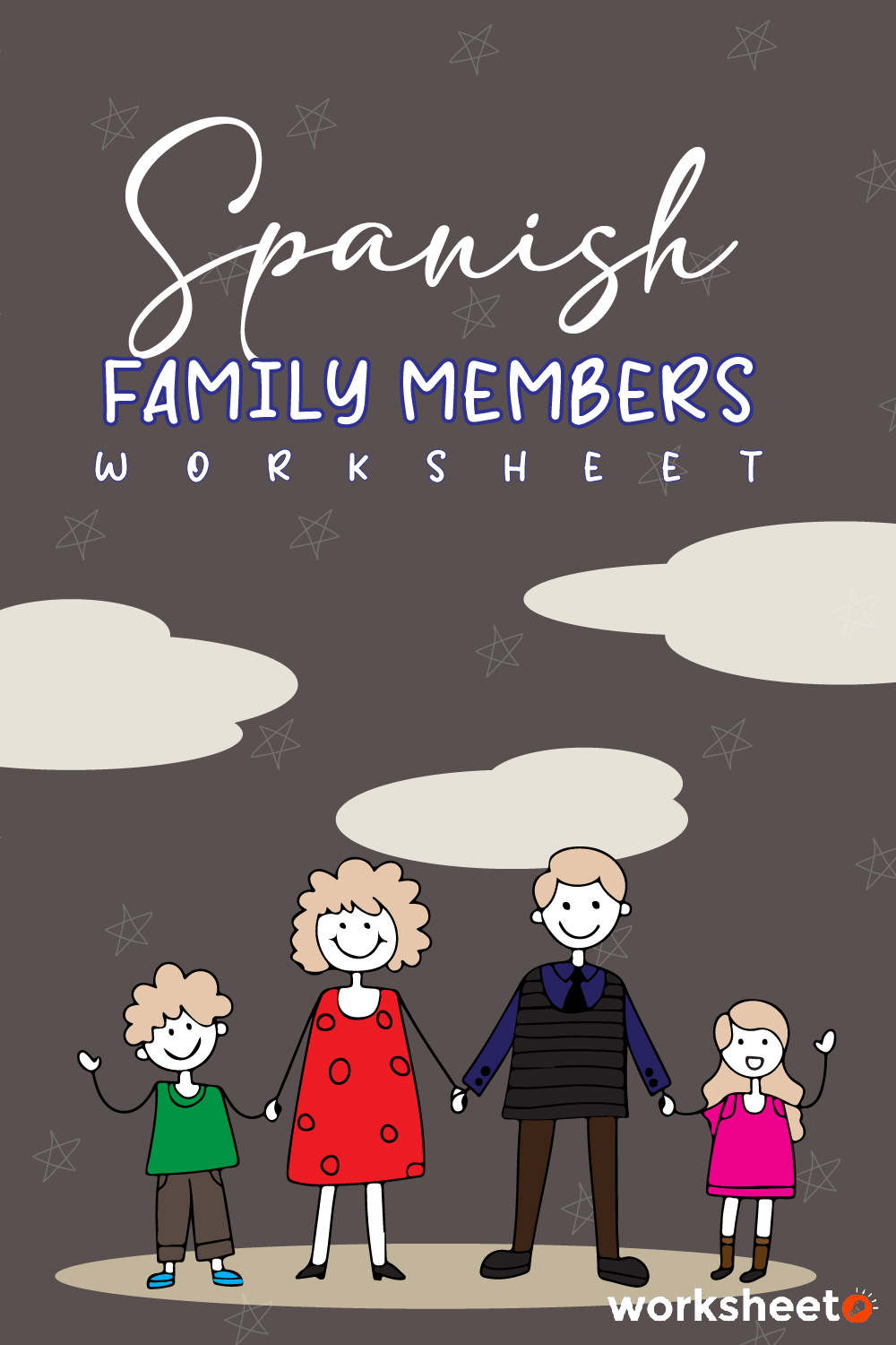 Spanish Family Members Worksheet