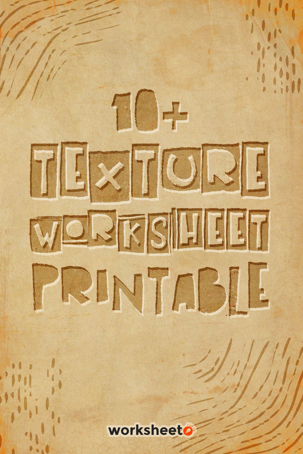 Texture Worksheet Printable