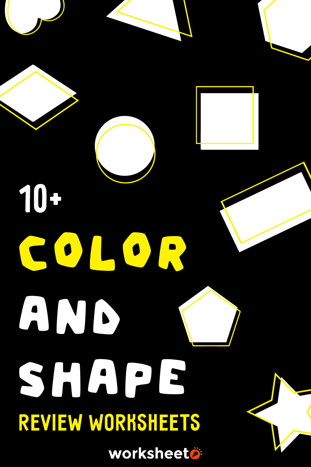 13 Images of Color And Shape Review Worksheets