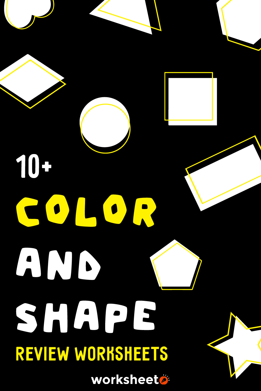 Color and Shape Review Worksheets