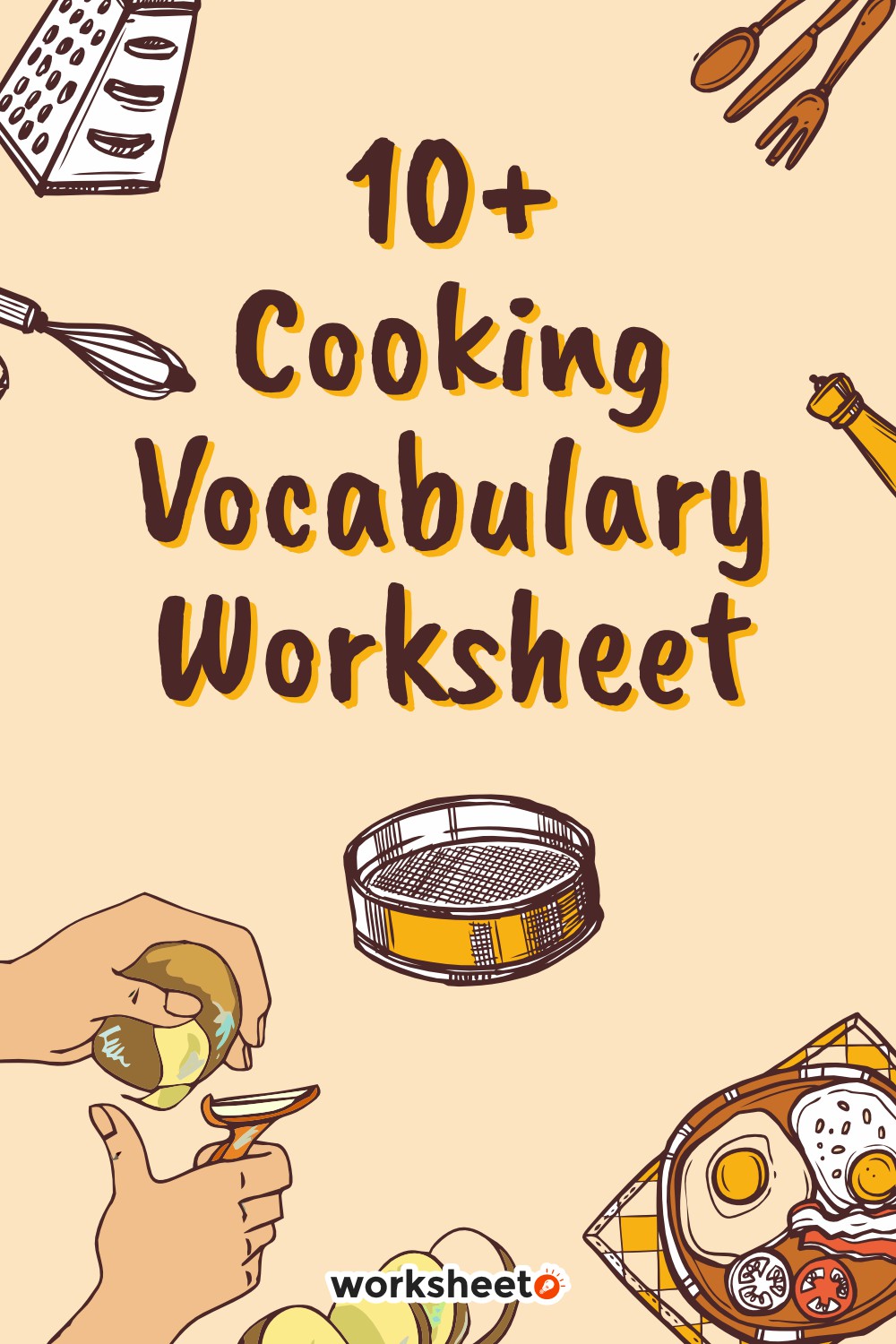 16 Images of Cooking Vocabulary Worksheet