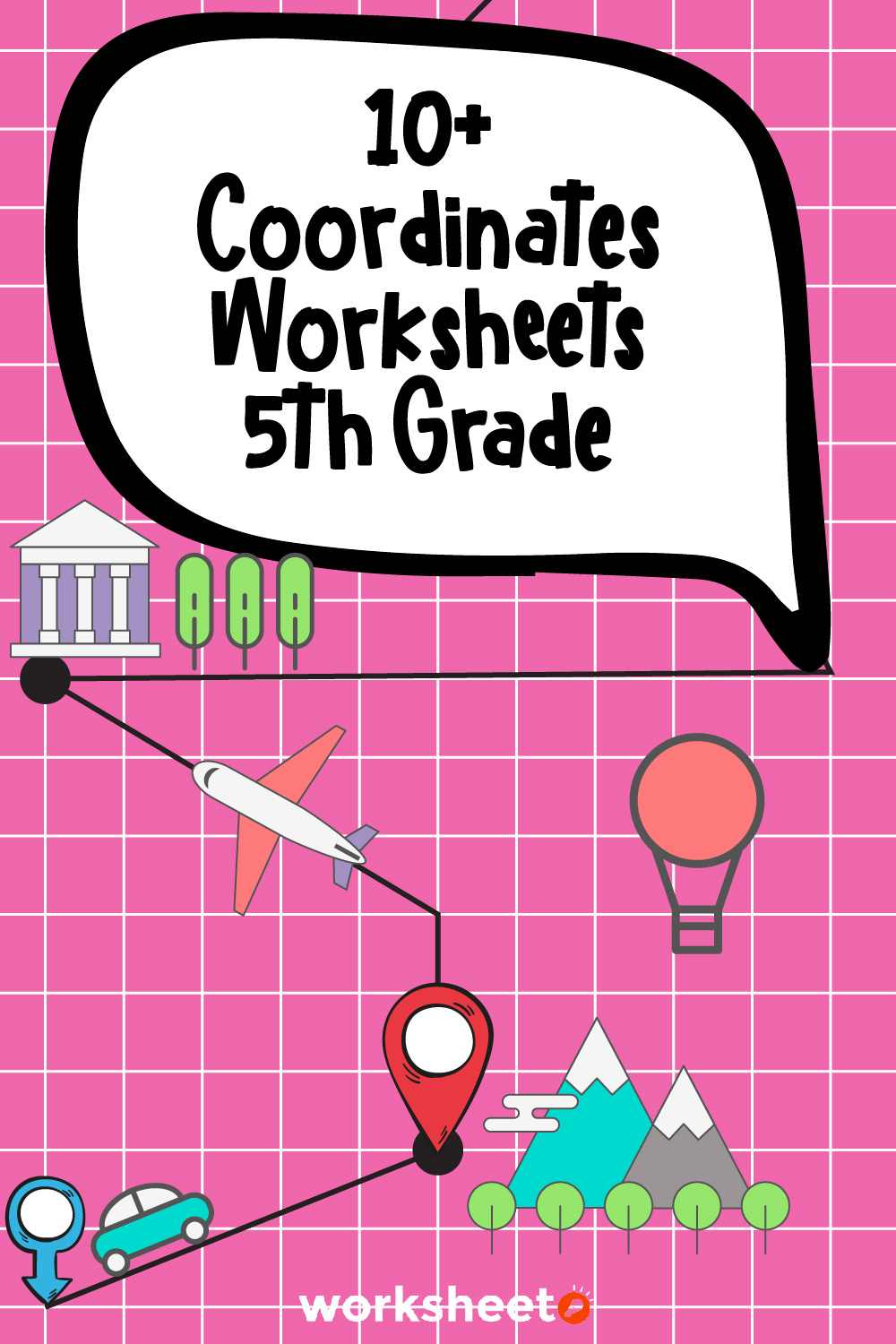 Coordinates Worksheets 5th Grade