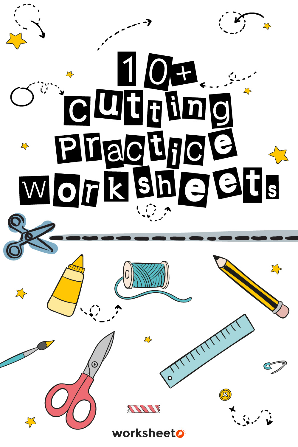 12 Images of Cutting Practice Worksheets