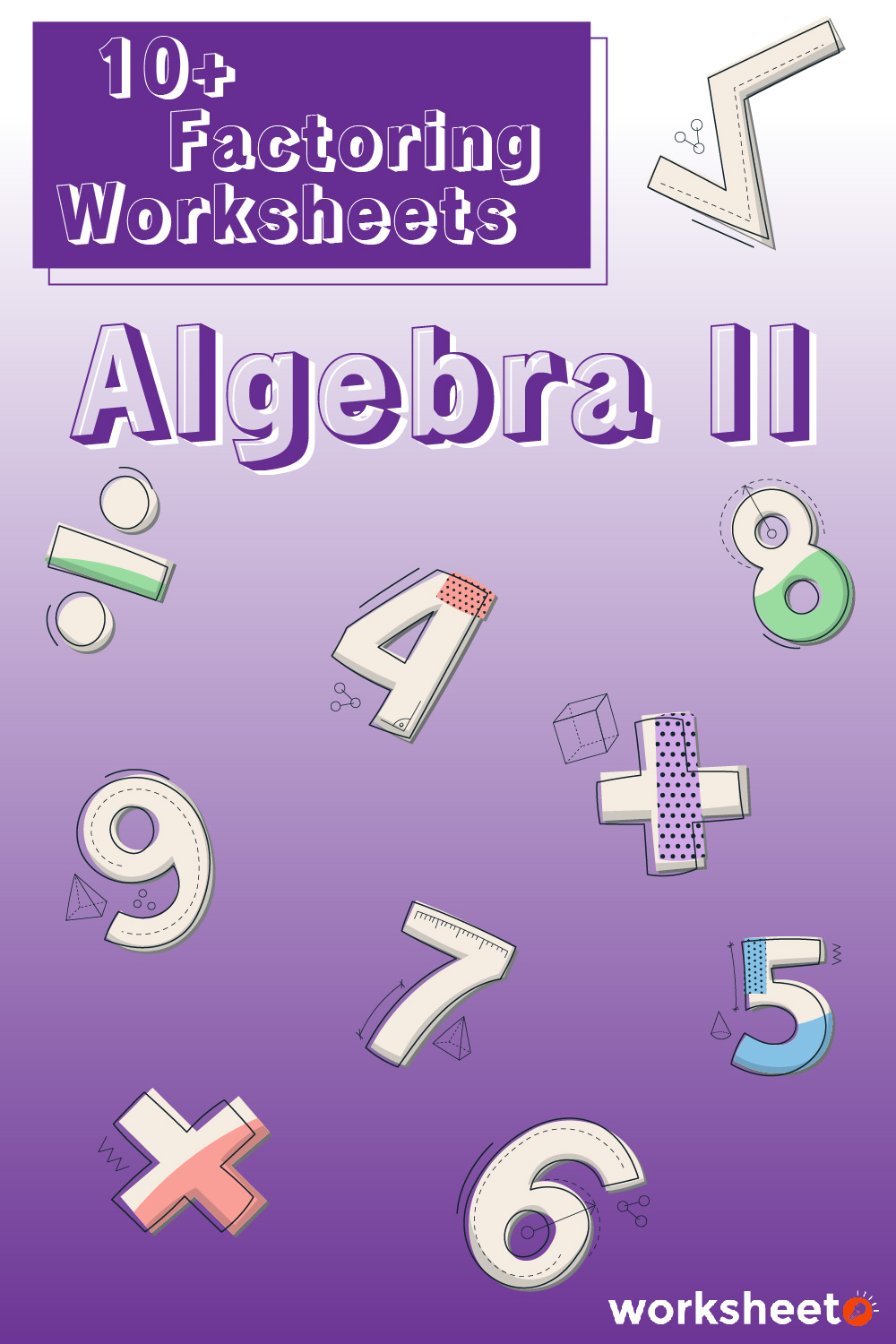 16 Images of Factoring Worksheets Algebra II