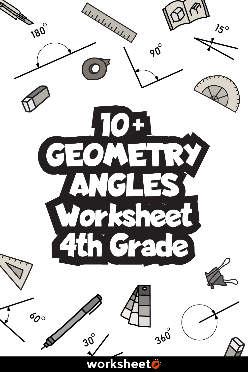 Geometry Angles Worksheet 4th Grade