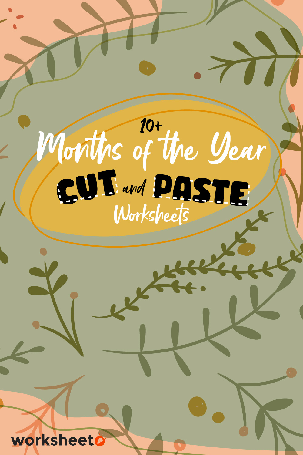 Months of the Year Cut and Paste Worksheets