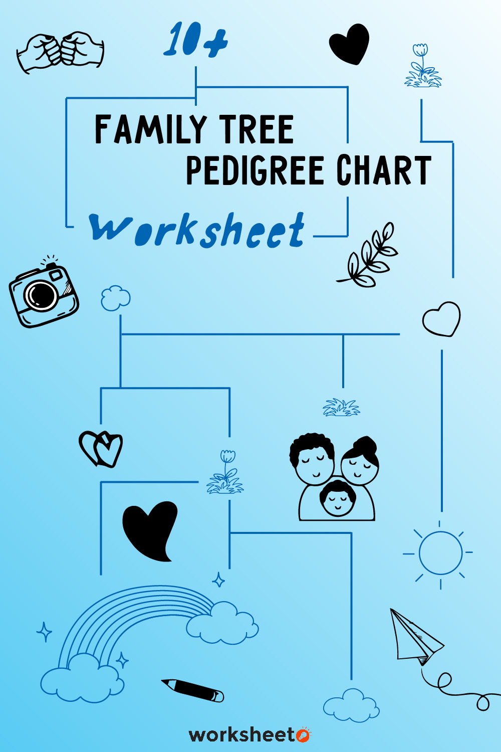 Family Tree Pedigree Chart Worksheet