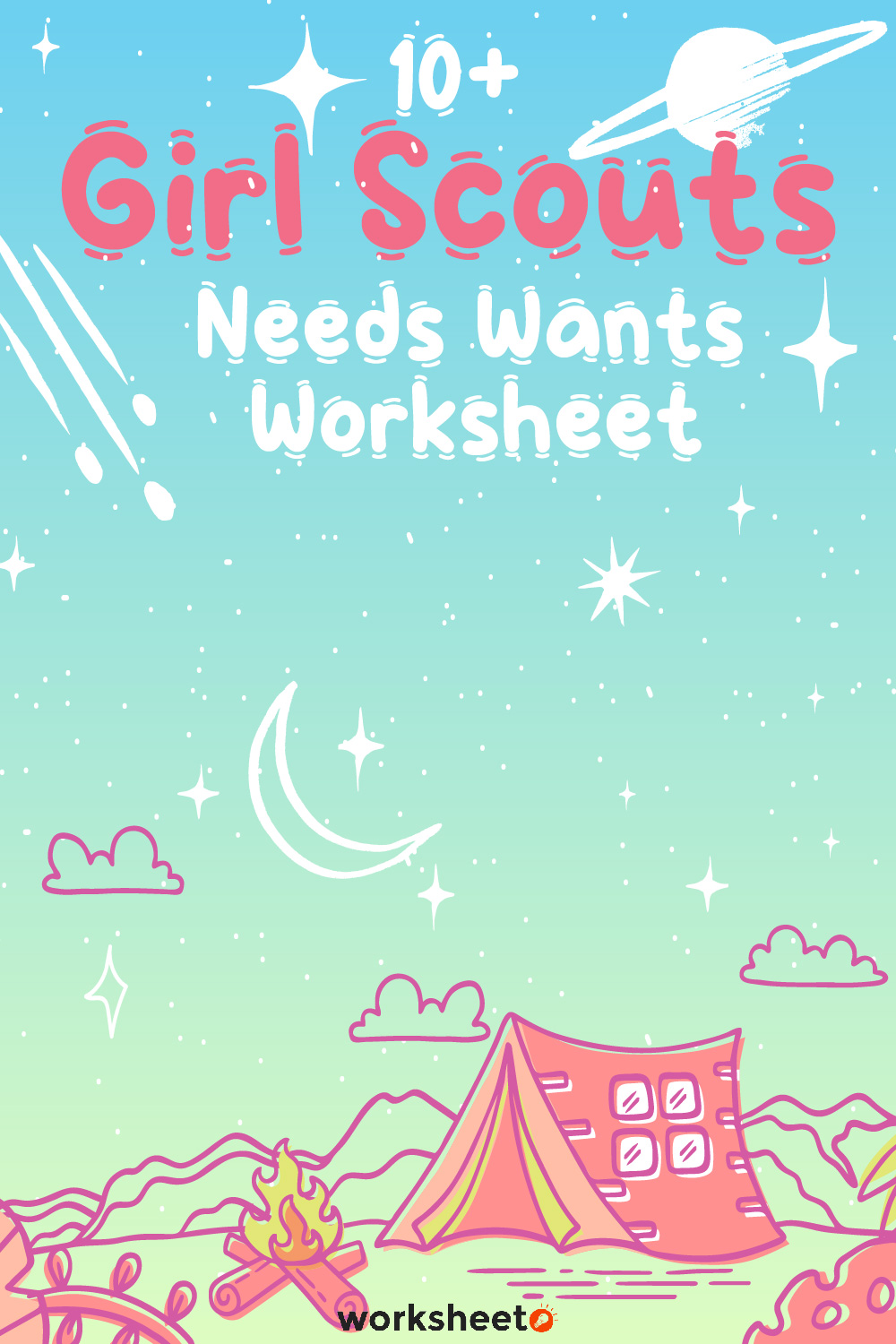 Girl Scouts Needs Wants Worksheet