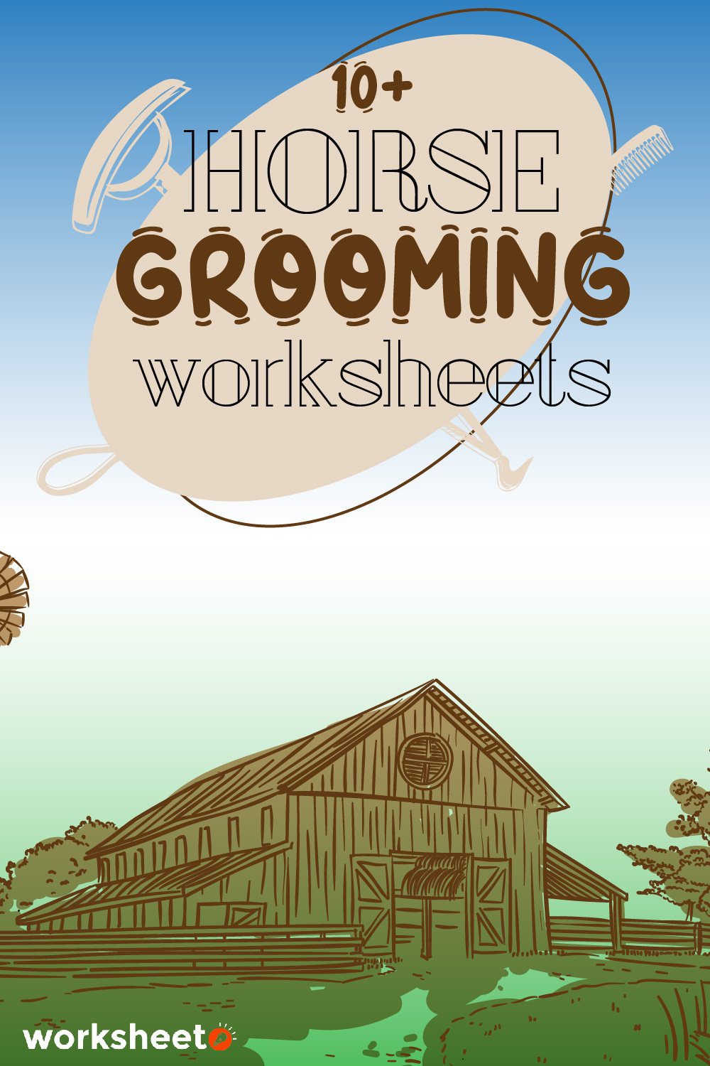15 Images of Horse Grooming Worksheets