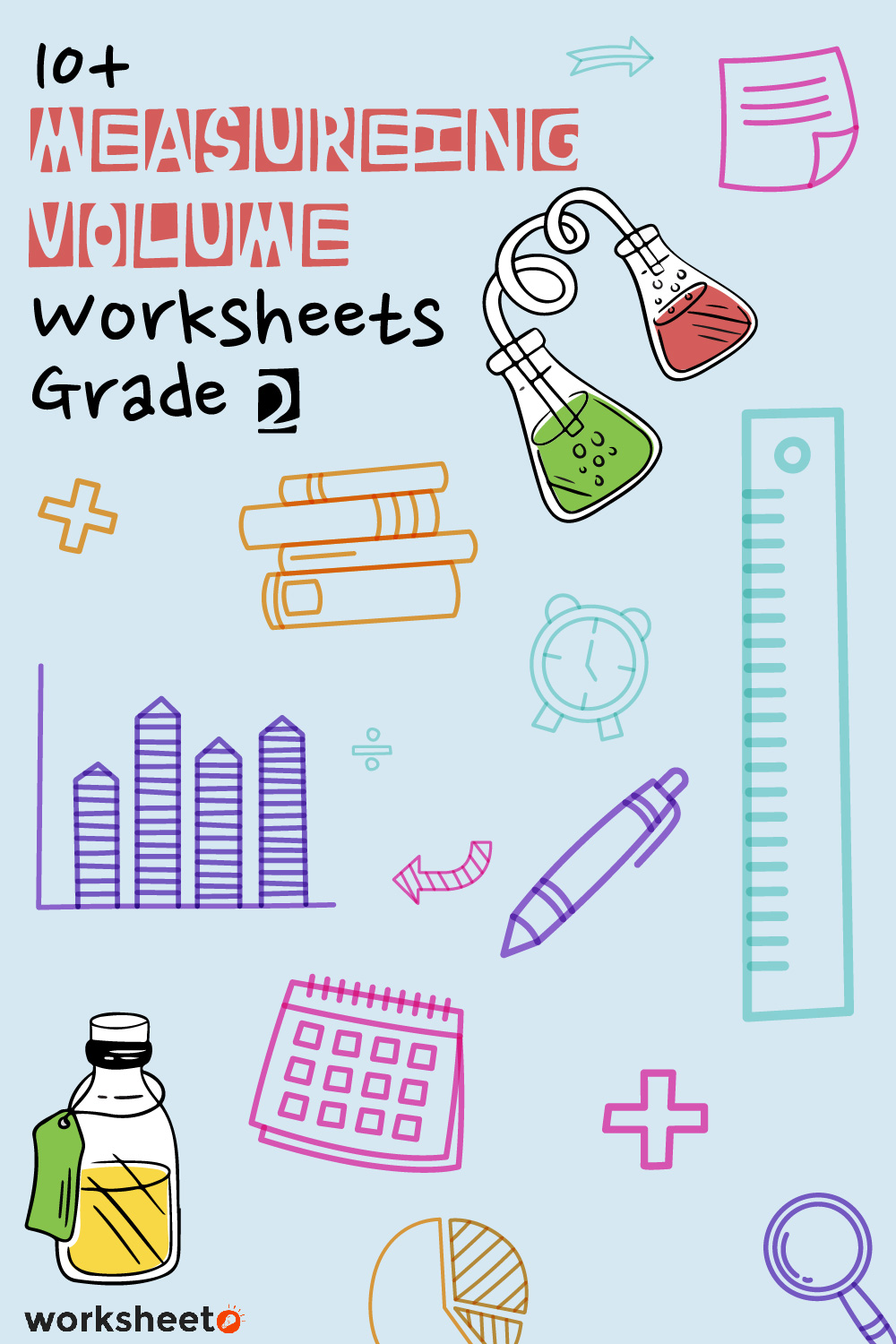 Measureing Volume Worksheets Grade 2
