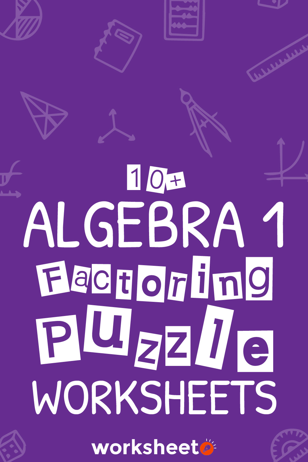 16 Images of Algebra 1 Factoring Puzzle Worksheets