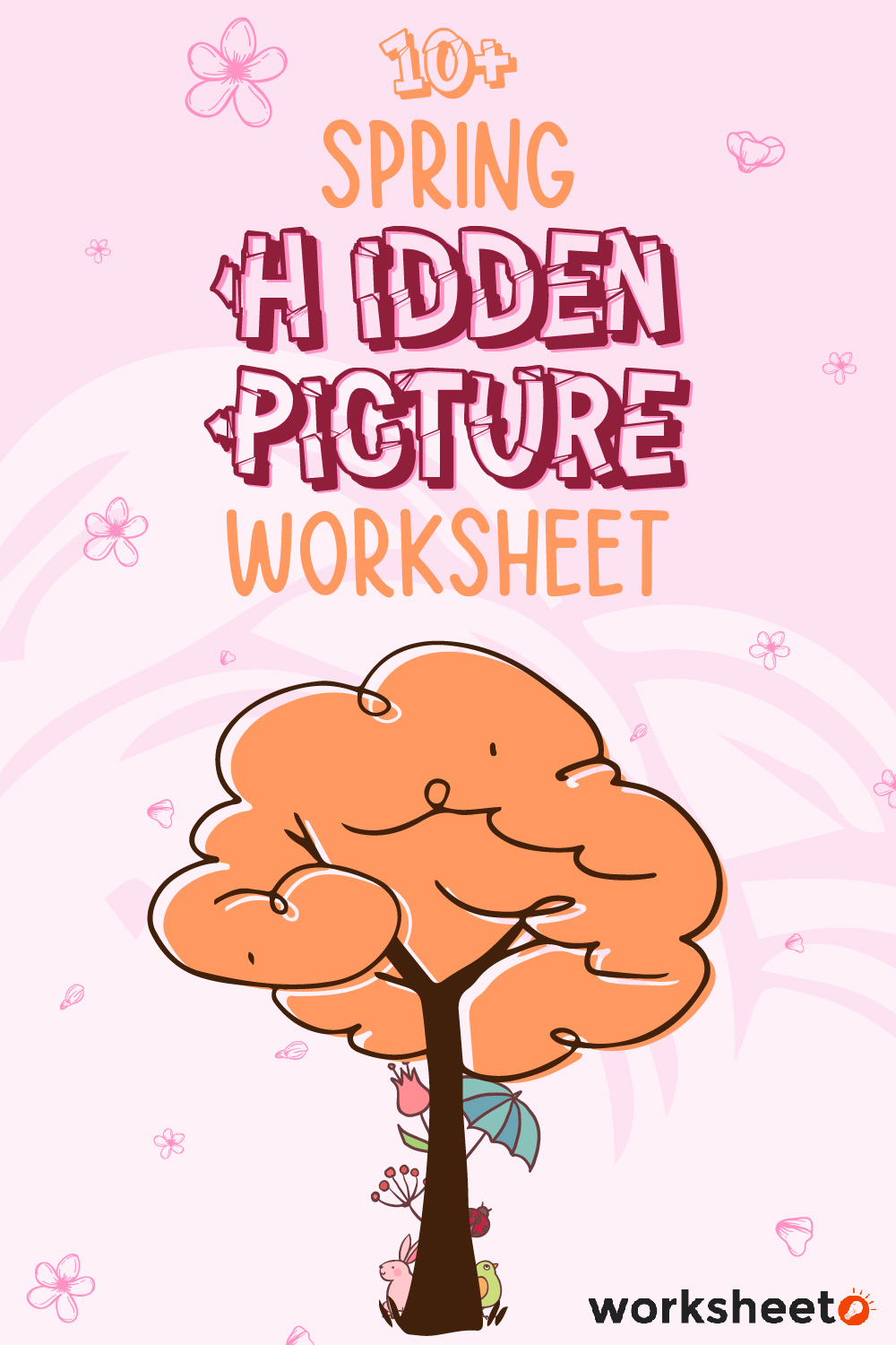 Spring Hidden Picture Worksheet