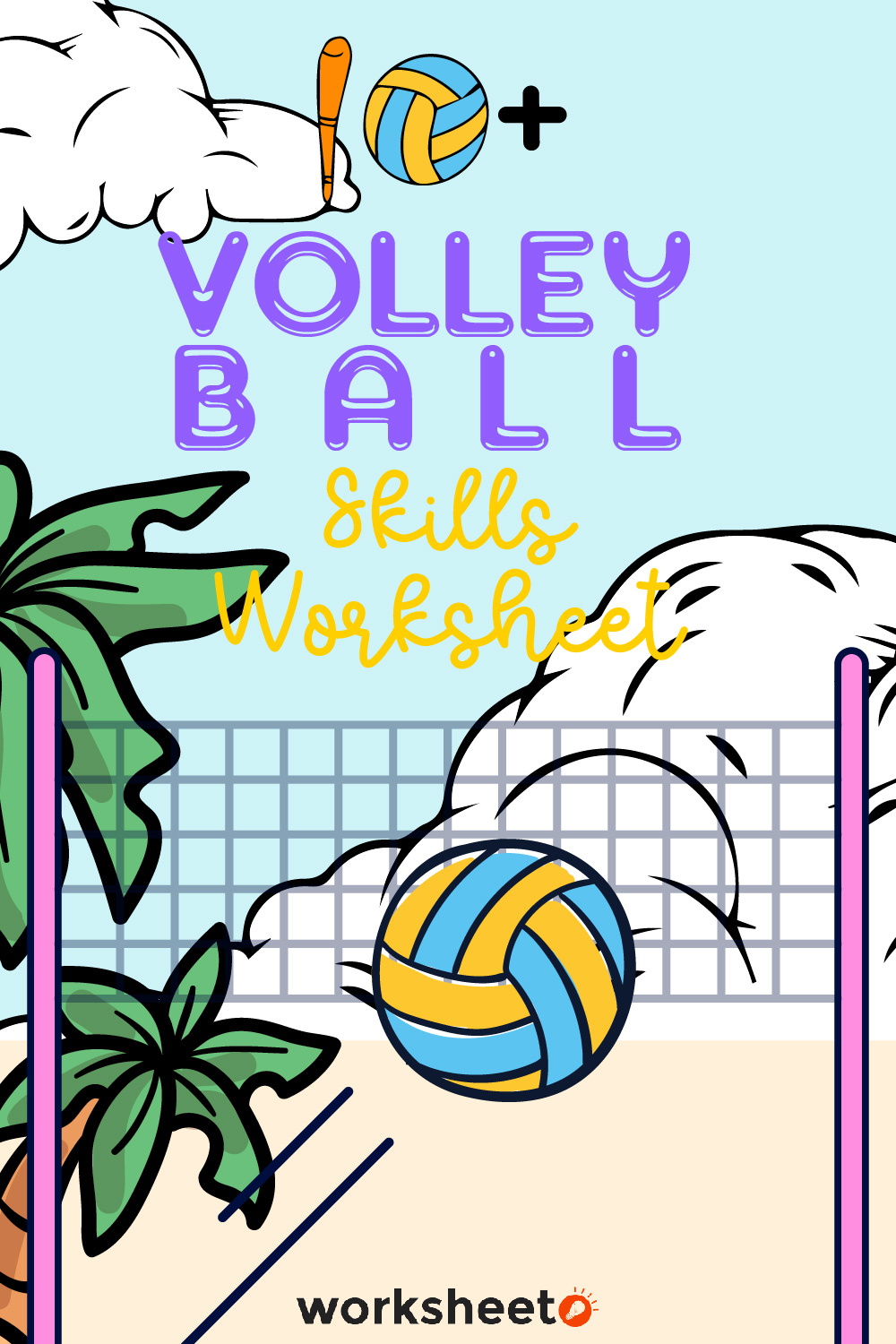 18 Images of Volleyball Skills Worksheet