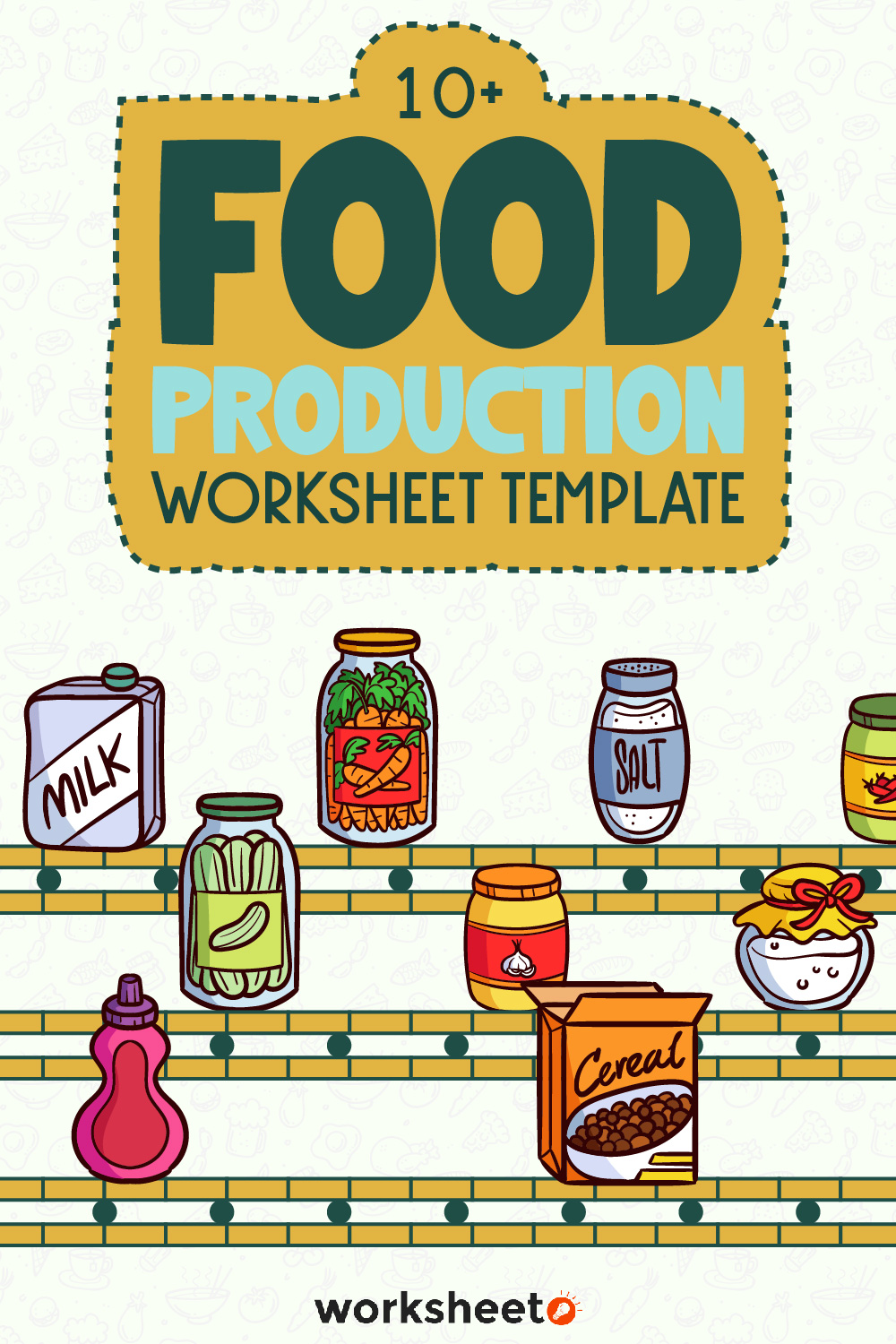 Food Production Worksheet Template