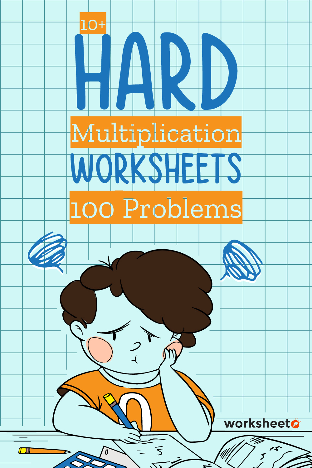 Hard Multiplication Worksheets 100 Problems
