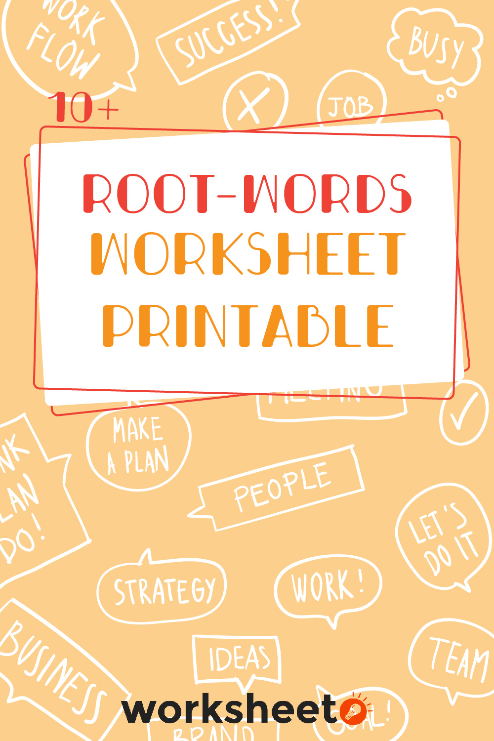 ROOT-WORDS Worksheet Printable